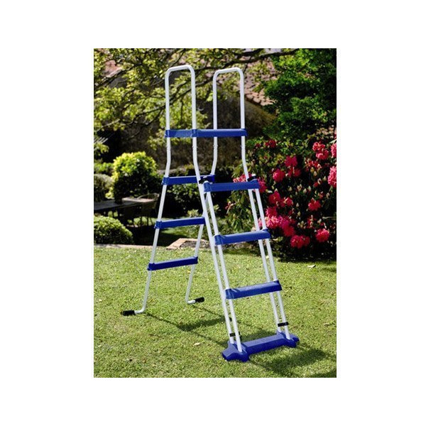 Kit piscine hors sol acier ovale HAITI - Echelle de sécurité