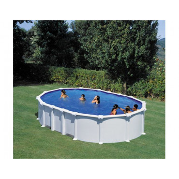Kit piscine hors sol acier ovale HAITI - 730/610