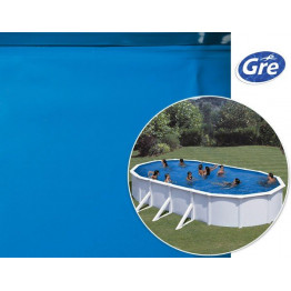 Liner bleu pour piscine hors sol ovale Gre Pool