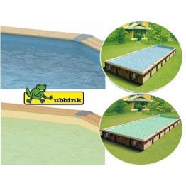 Liner sable ou bleu pour piscine allongée Ubbink