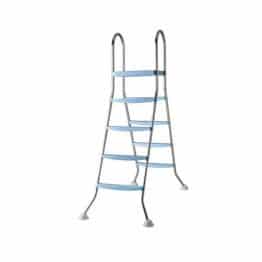 Echelle piscine hors-sol en inox avec plateforme - 1