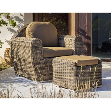 Salon de jardin Borsalino 9 en résine tressée - 2