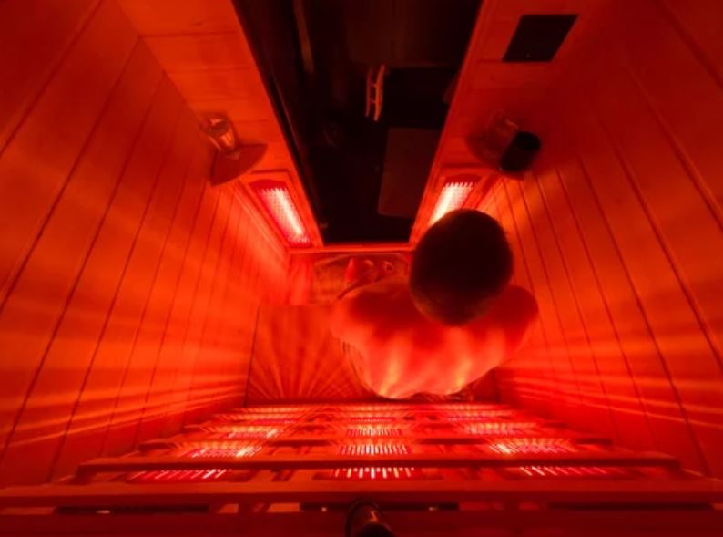 Chaleur dans le sauna infrarouge