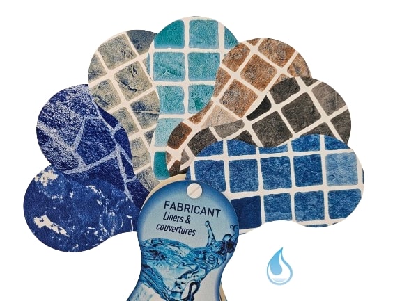 Liner imprimé pour piscine