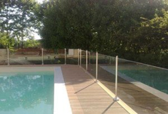 Barrière de protection piscine océanix en verre