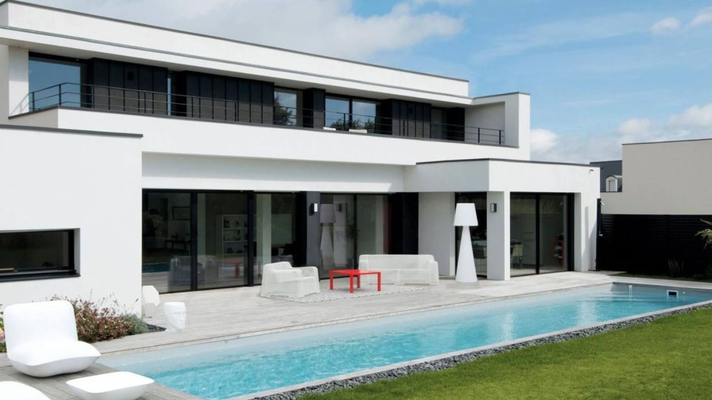 Liner piscine couleur gris clair