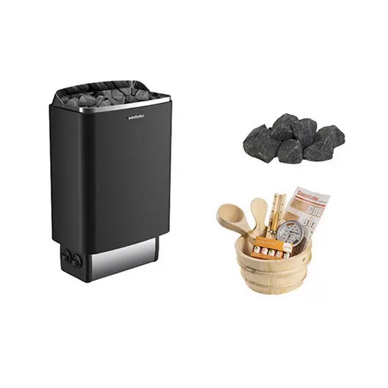 Poêle Sentiotec Harvia avec commande intégrée