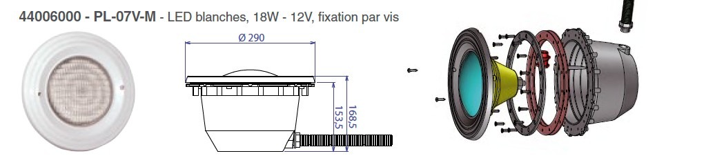 Projecteur LED aquareva